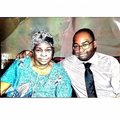 Dr. Ehi Eric Esoimeme Esq. and his mother, Dr. Angela Esoimeme